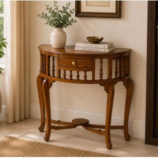 TEAK WOOD CONSOLE TABLE