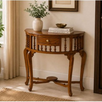 TEAK WOOD CONSOLE TABLE