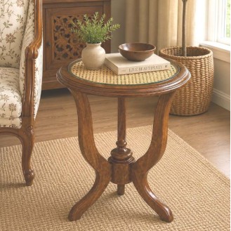 WOODEN COFFEE TABLE IN BROWN TEAK FINISH