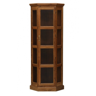 Wooden Cabinet Corner In Teak Wood In Natural Color Wooden Cabinet Corner In Teak Wood In Natural Color