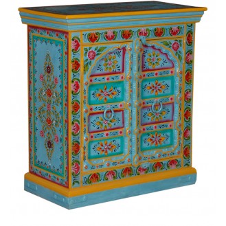 Hand Painted Traditional Wooden Cabinet