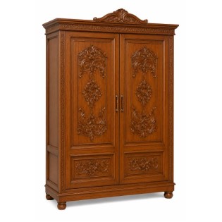 Wooden wardrobe